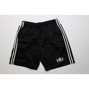Vintage Y2K 2001 WWF Wrestling Mens Large Triple H Striped Above Knee Shorts